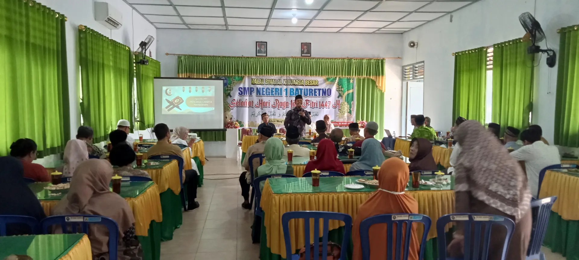 Halal Bihalal Keluarga Besar SMP Negeri 1 Baturetno: Pererat Persatuan, Bangun Semangat Bersama